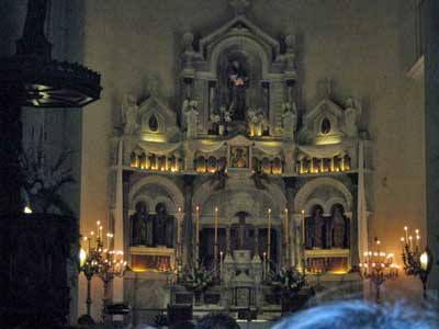 Interior Iglesia de San antonio de Padua